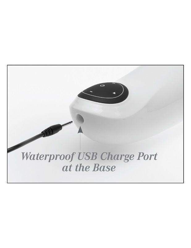 EXTREME TOYZ - PDX MEGA BATOR USB männlicher Masturbator Vagina Weiß