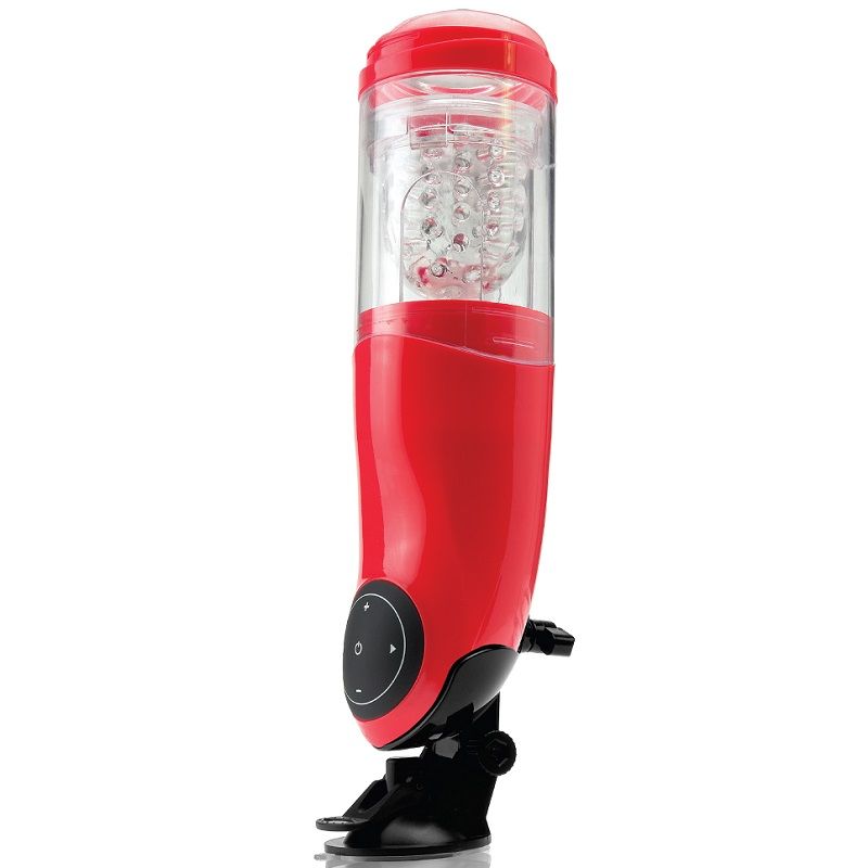 EXTREME TOYZ - PDX MEGA BATOR USB männlicher Masturbator Mund Rot