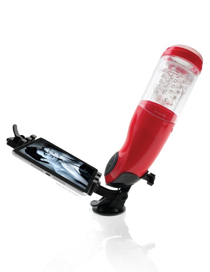 EXTREME TOYZ - PDX MEGA BATOR USB männlicher Masturbator Mund Rot