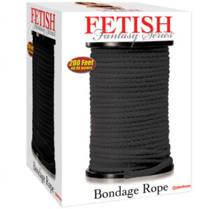 FETISH FANTASY SERIES - Bondageseil Schwarz 60,96 Meter