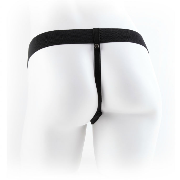 FETISH FANTASY SERIES - 9 Hohl Strap-On mit Bällen 22,9 cm Braun