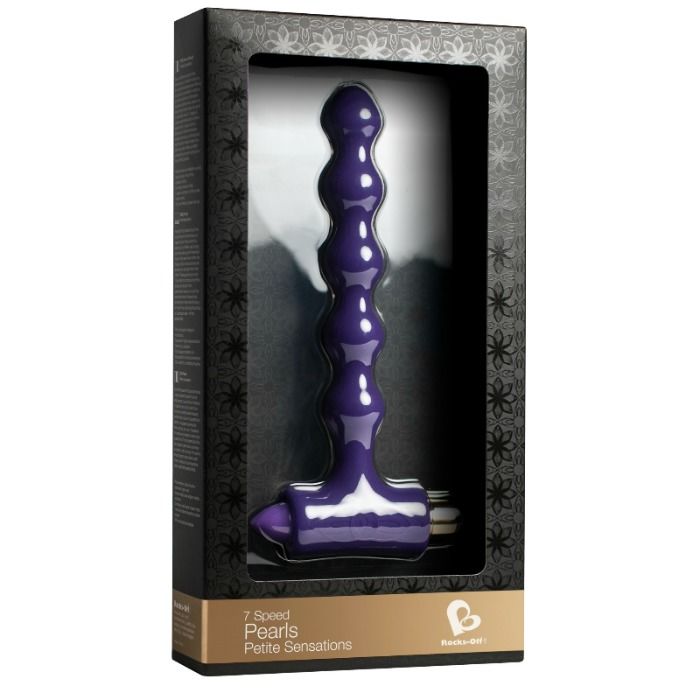 ROCKS-OFF - Analplug mit Vibration und Riverles Petite Sensations Perlen