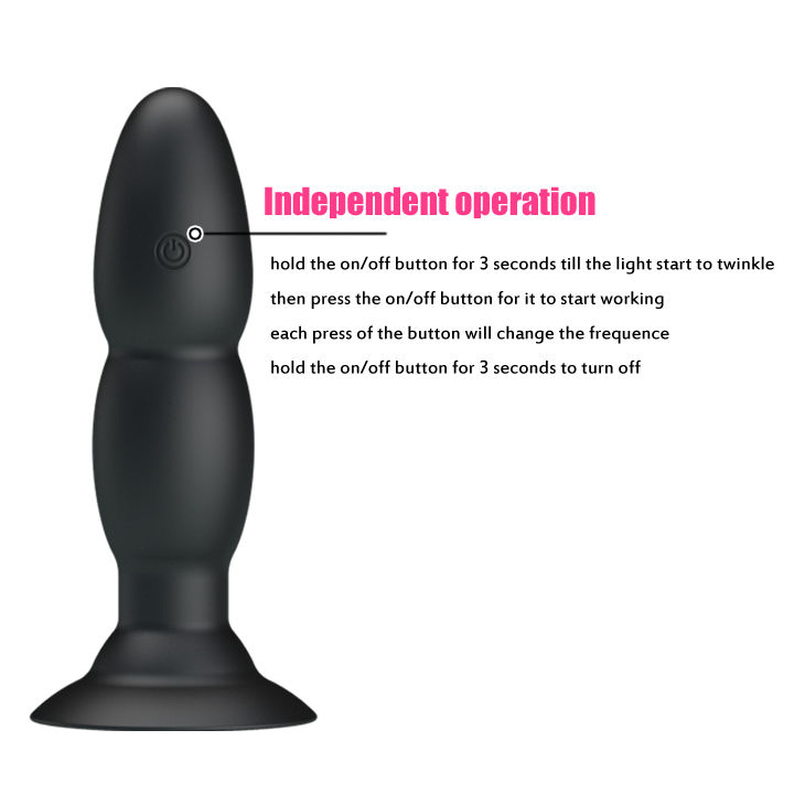 PRETTY LOVE - PLUG VIBRATOR MIT ROTATION UND FERNBEDIENUNG