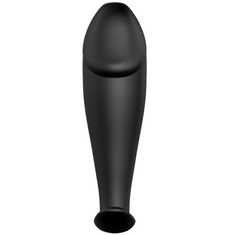 PRETTY LOVE - Silikon Analplug Penisform und 12 Vibrationsmodi Schwarz