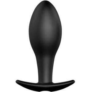 PRETTY LOVE - Analplug Ankerform Silikon 12 Vibrationsmodi Schwarz