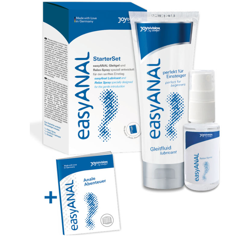 JOYDIVISION EASYANAL - EINFACHES ANALSTARTER-SET, GLEITGEL + RELAX-SPRAY