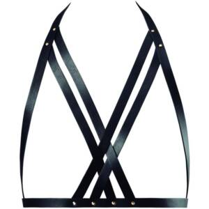 BIJOUX INDISCRETS MAZE - Halter-BH-Harness Schwarz