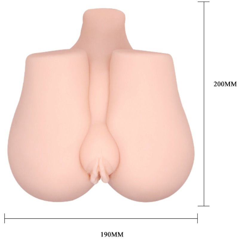 CRAZY BULL - Realistische Vagina und Anus mit Vibrationsposition 3