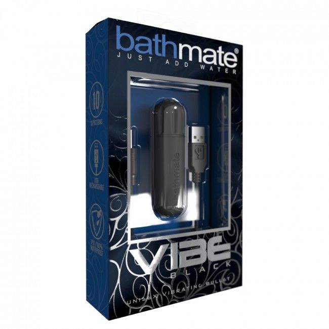 BATHMATE - VIBE Schwarze Vibrationskugel