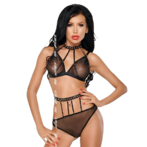 ME-SEDUCE - DOTTY SET ZWEI STÜCK SCHWARZ