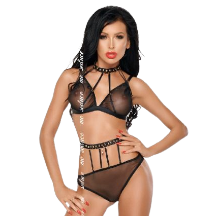 ME-SEDUCE - DOTTY SET ZWEI STÜCK SCHWARZ