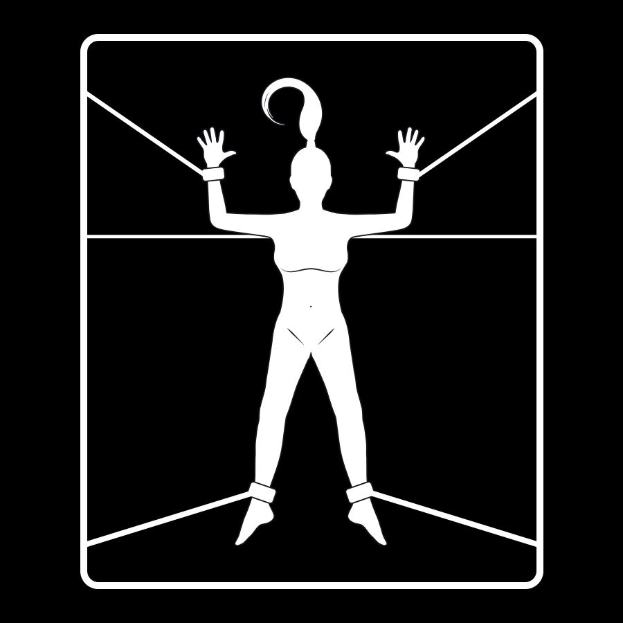 FETISH SUBMISSIVE - SET AUS HANDSCHELLEN UND KRAWATTEN MIT NEOPREN-FUTTER