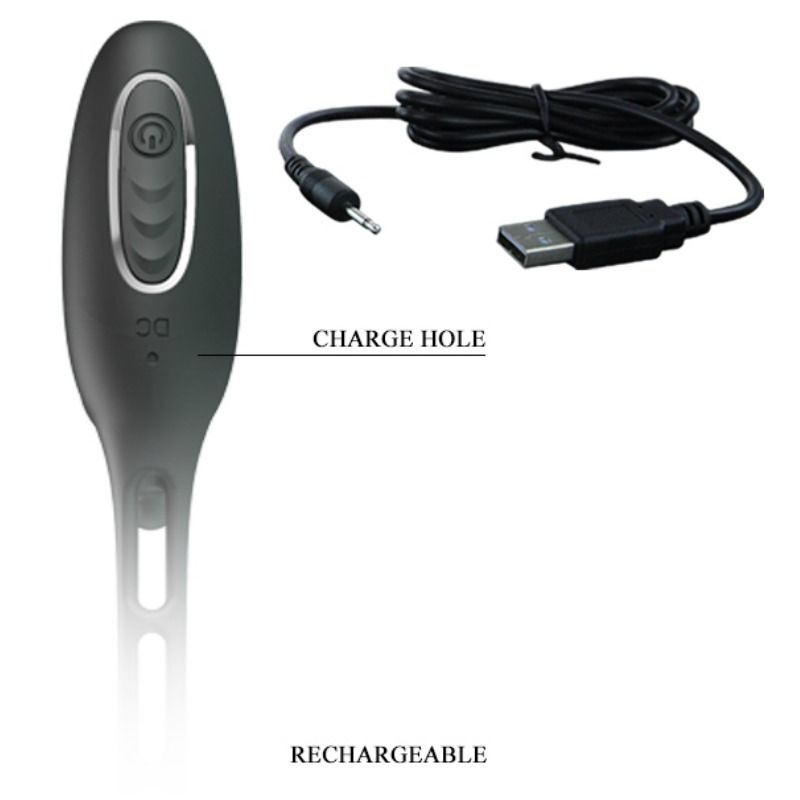 PRETTY LOVE - Penisringe mit Vibrator-Plug