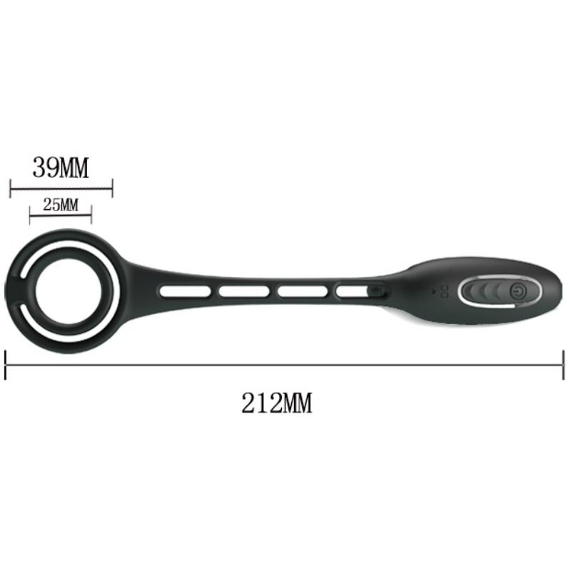 PRETTY LOVE - Penisringe mit Vibrator-Plug