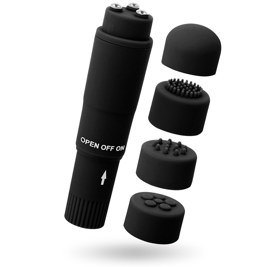 GLOSSY - Kurt Taschenmassager Schwarz