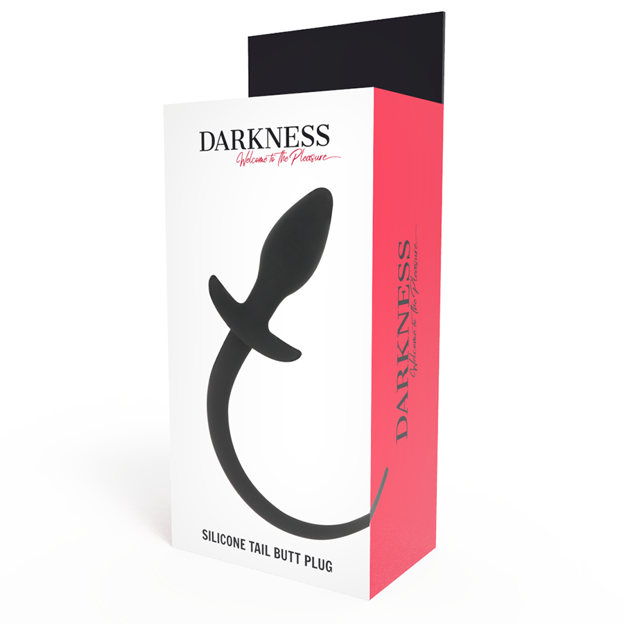 DARKNESS - Analplug 28 cm schwarzes Silikon