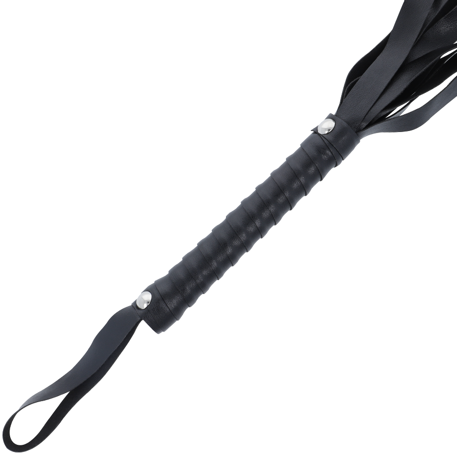 DARKNESS - Schwarze Bondage-Peitsche 51 cm