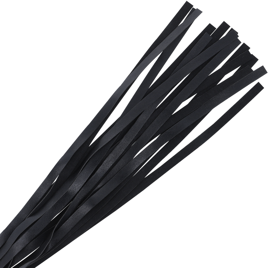 DARKNESS - schwarze Bondage-Peitsche 45 cm