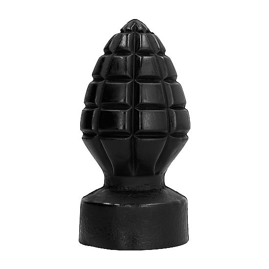 ALL BLACK - Analplug 14 cm