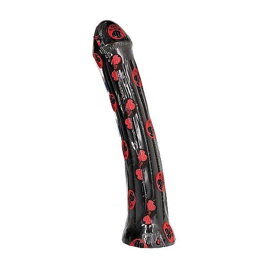 ALL BLACK - Plug-Dildo 31 cm