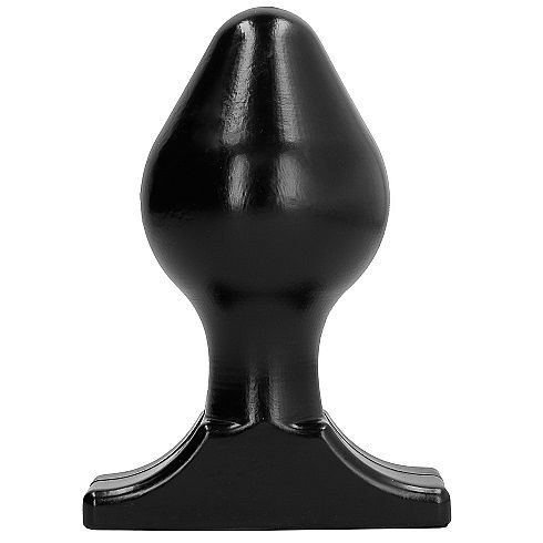 ALL BLACK - Analplug 16x8 cm