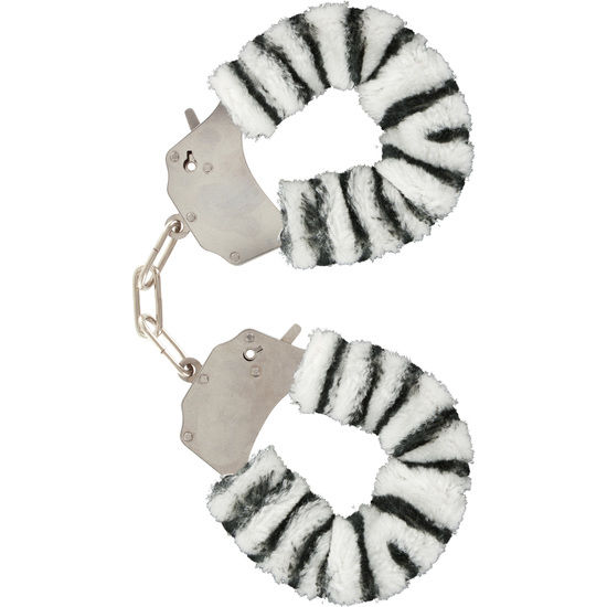 TOYJOY - FURRY FUN MANCHETTEN BONDAGE ZEBRA