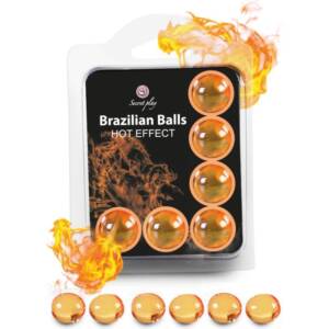 SET 6 BRASILIANISCHE BÄLLE MIT WÄRMEEFFEKT