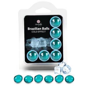 SECRETPLAY - SET 6 BRASILIANSCHER KUGELN MIT KALTEFFEKT