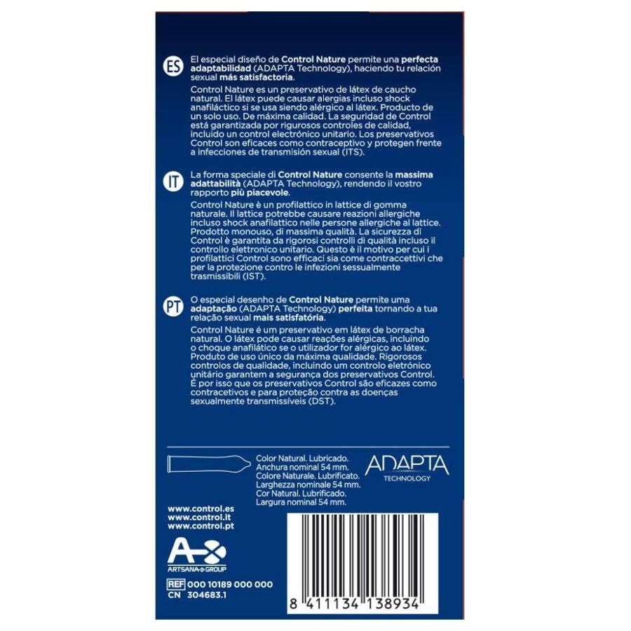 CONTROL - ADAPTA NATURE KONDOMS 24 STÜCK