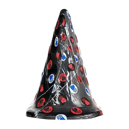 ALL BLACK - Dreieckiger Stecker 30 cm