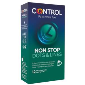 CONTROL - NONSTOP DOTS AND LINES KONDOMS 12 STÜCK