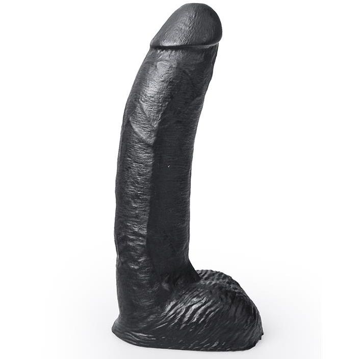 HUNG SYSTEM - Realistischer Dildo Schwarz Farbe George 22 cm