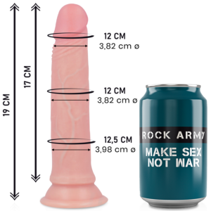 ROCKARMY - LIQUID SILICONE PREMIUM AVENGER REALISTISCH 19 CM -O- 3,98 CM