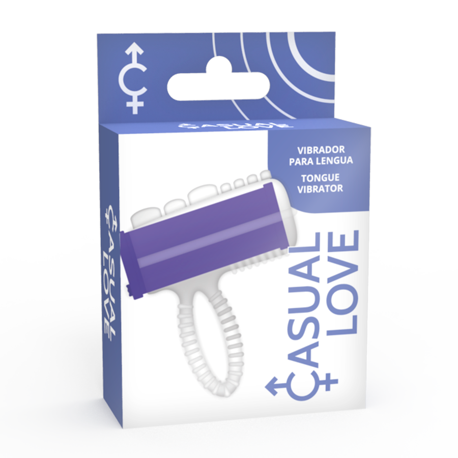 CASUAL LOVE - Ring-Vibrator Lila Zunge