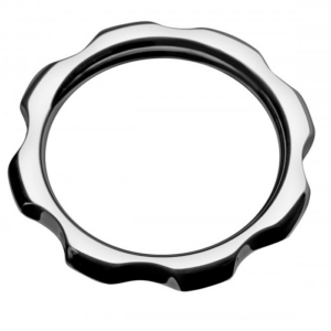 METAL HARD - Drehmomentring aus Metall für Penis und Hoden 50 mm