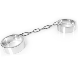 METAL HARD - Knöchel-Handschellen mit Inbusschlüssel Einreichung BDSM