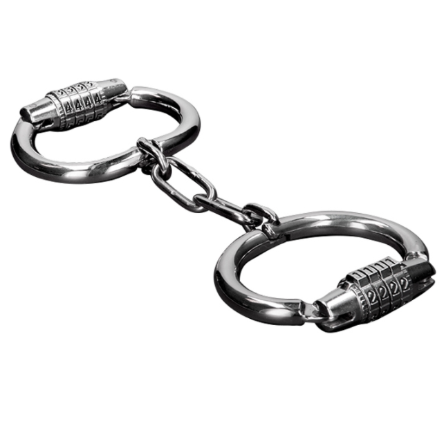 METAL HARD - Handschellen mit Zahlenschloss