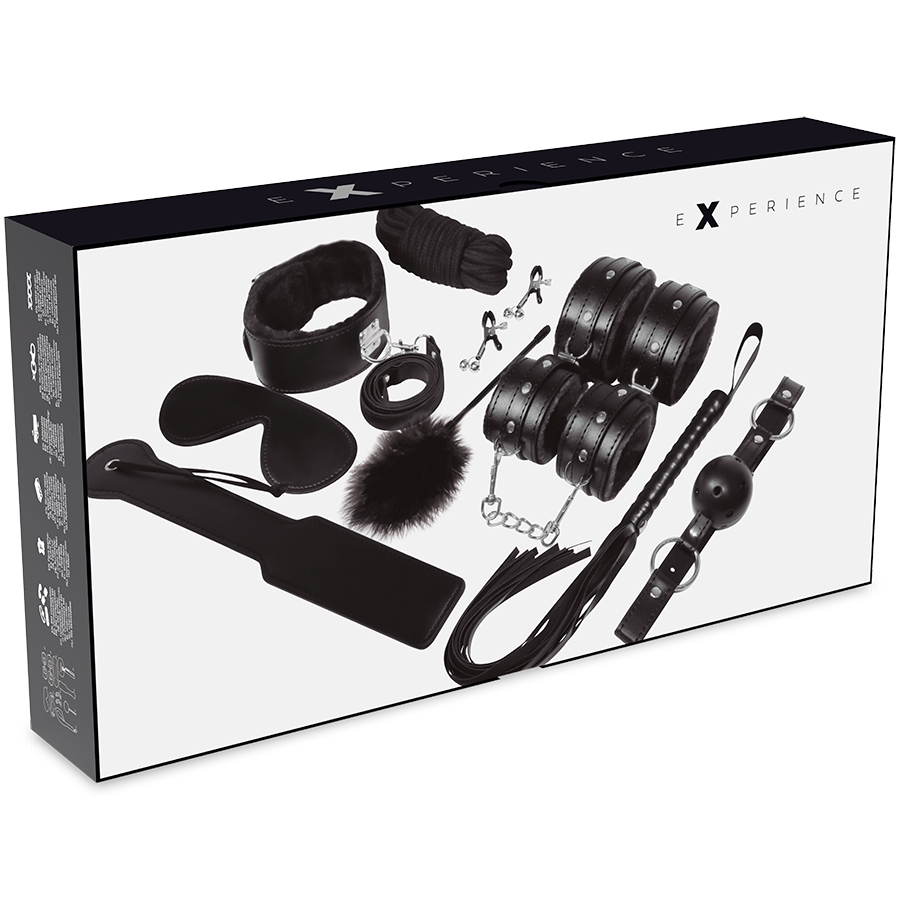 EXPERIENCE - BDSM-Fetisch-Kit Schwarze Serie