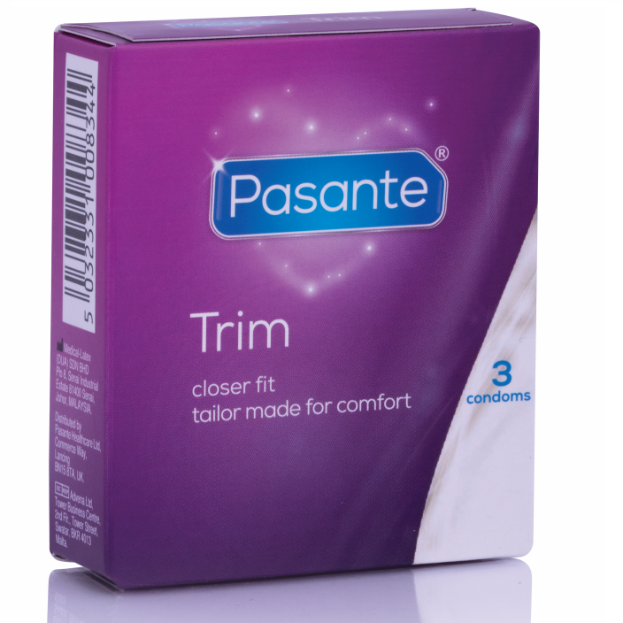 PASANTE - THIN TRIM MS Dünnes Kondom 3 Einheiten