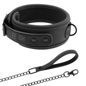 FETISH SUBMISSIVE - KETTENHALSKETTE MIT NEOPREN-FUTTER