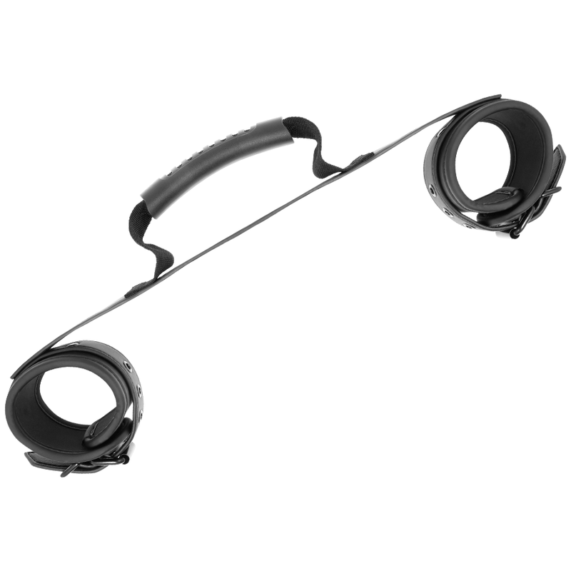 FETISH SUBMISSIVE - Handschellen mit Neopren-Futter und Griff