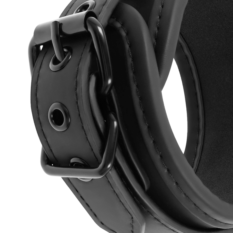 FETISH SUBMISSIVE - Handschellen mit Neopren-Futter und Griff