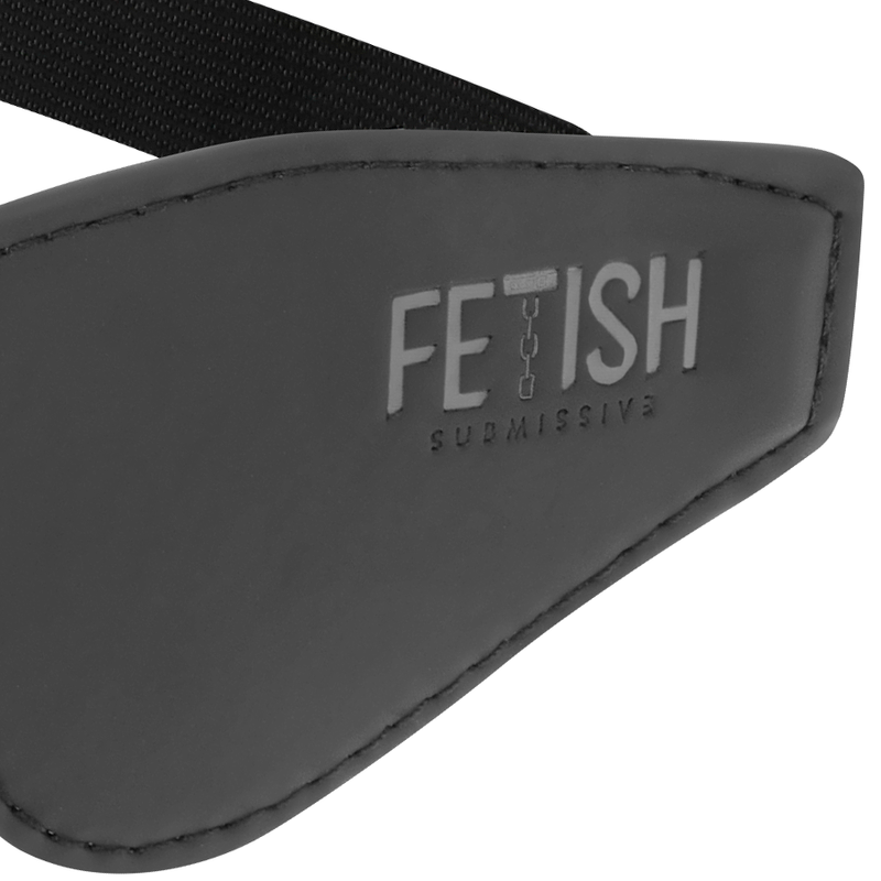 FETISH SUBMISSIVE - Vegane Ledermaske mit Neopren-Futter