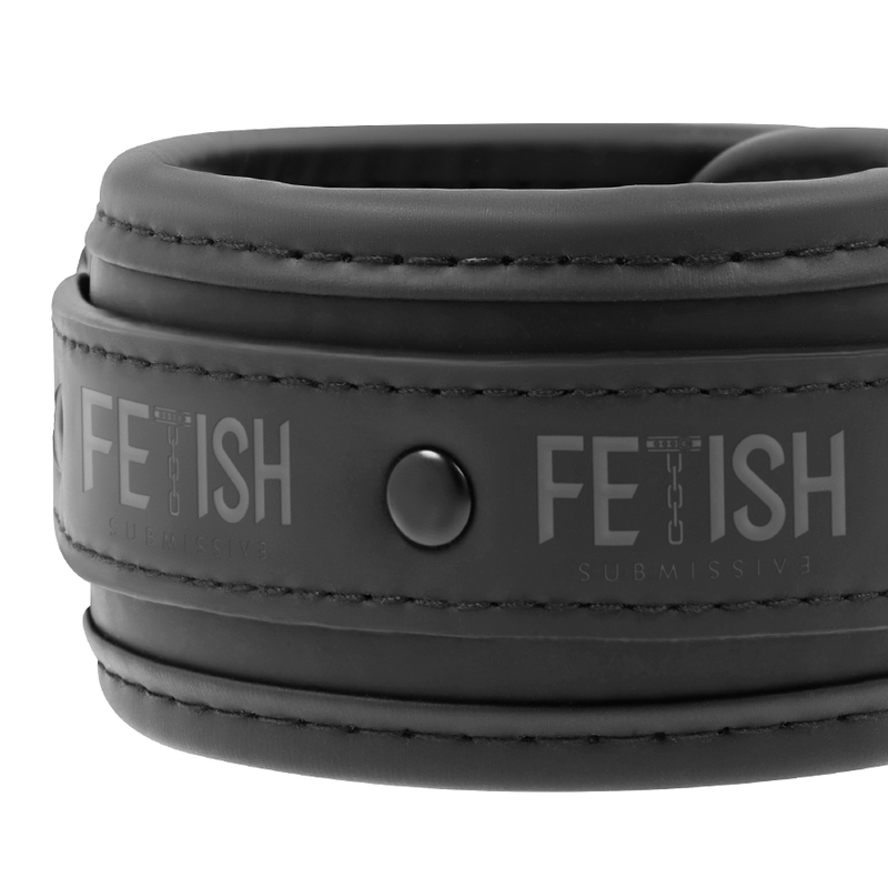 FETISH SUBMISSIVE - SET AUS HANDSCHELLEN UND KRAWATTEN MIT NEOPREN-FUTTER