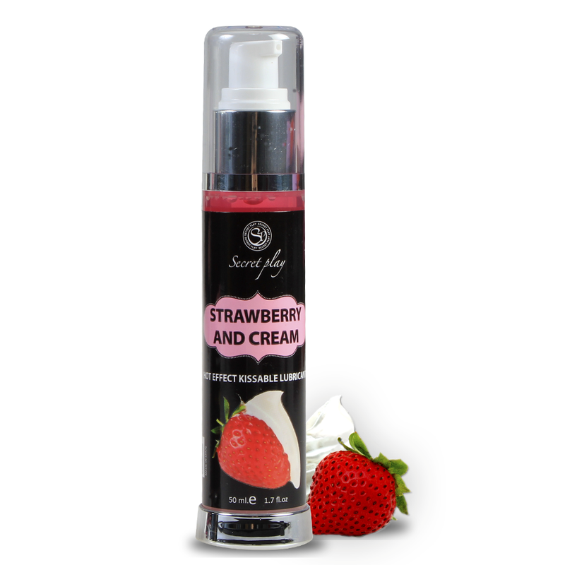 SECRETPLAY - Gleitgel 2-in-1 Wärmeeffekt Erdbeere & Creme 50 ml