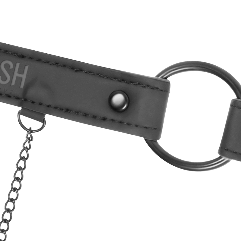 FETISH SUBMISSIVE - KNEBELRING MIT NIPPLES KLEMMEN