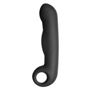 ELECTRASTIM - OVID Silikon Schwarz Dildo