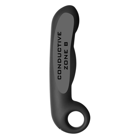 ELECTRASTIM - OVID Silikon Schwarz Dildo