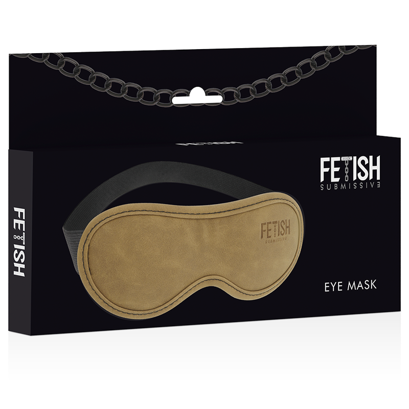 FETISH SUBMISSIVE ORIGIN - Vegane Leder Maske mit Neoprenfutter