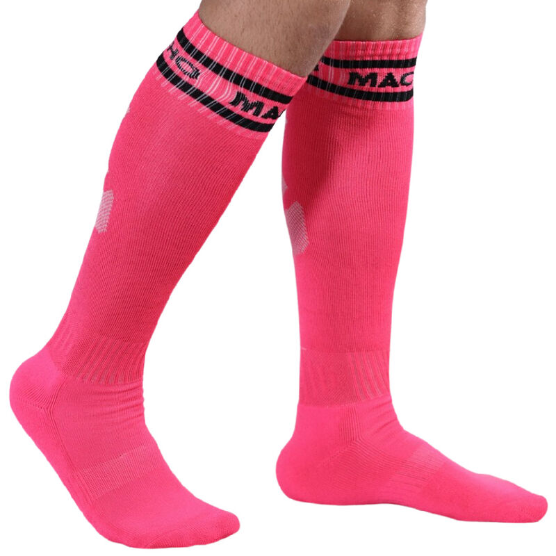 MACHO - Lange Socken Einheitsgröße Rosa